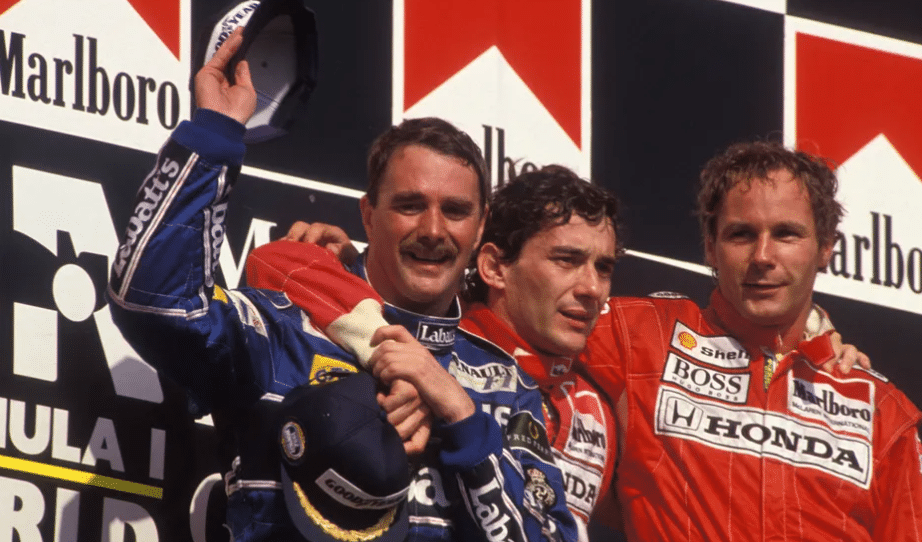 Nigel Mansell revelou conversa com Ayrton Senna e fala pegou muita